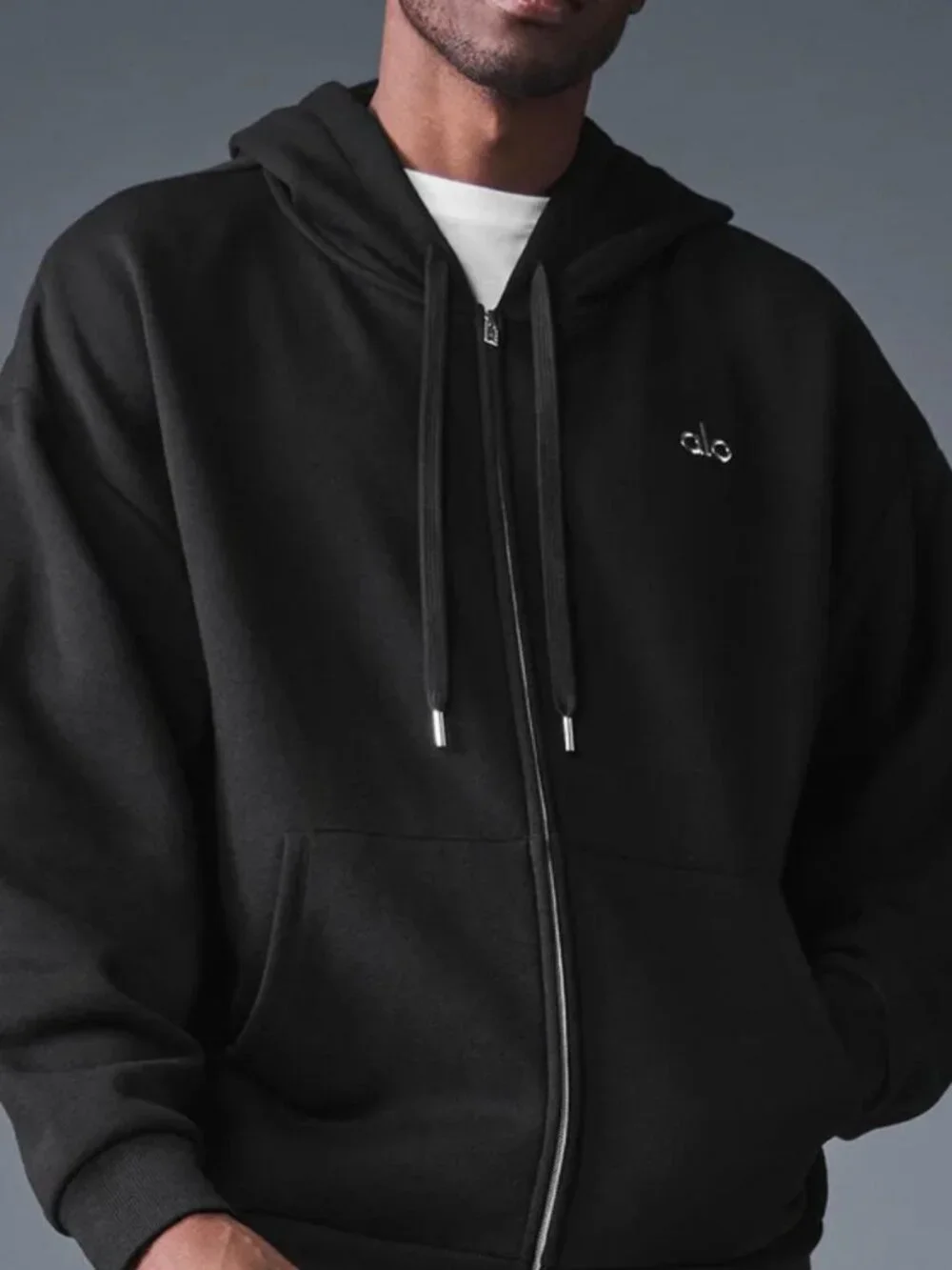 Alo Yoga Accolade Full Zip Hoodie - S